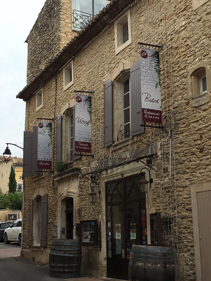 Le Vieux Bistrot Hotel Cabrières-dʼAvignon Buitenkant foto